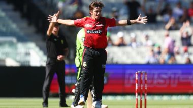 Cameron Boyce Bags Double Hat-Trick in BBL 2021-22, Achieves Feat During Sydney Thunder vs Melbourne Renegades Match (Watch Video)